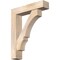Ekena Millwork Balboa Block Smooth Bracket w/ Offset Brace, Douglas Fir, 7 1/2"W x 34"D x 42"H BKT0806X34X42BOA05SDF - alternate 1
